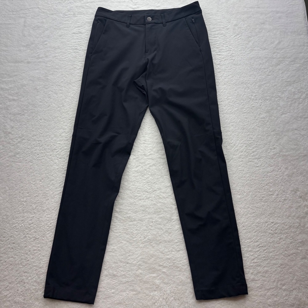 Lululemon Commission Slim Fit Pant 30 Warpstreme Black LM5878S Slim Chino 30x30